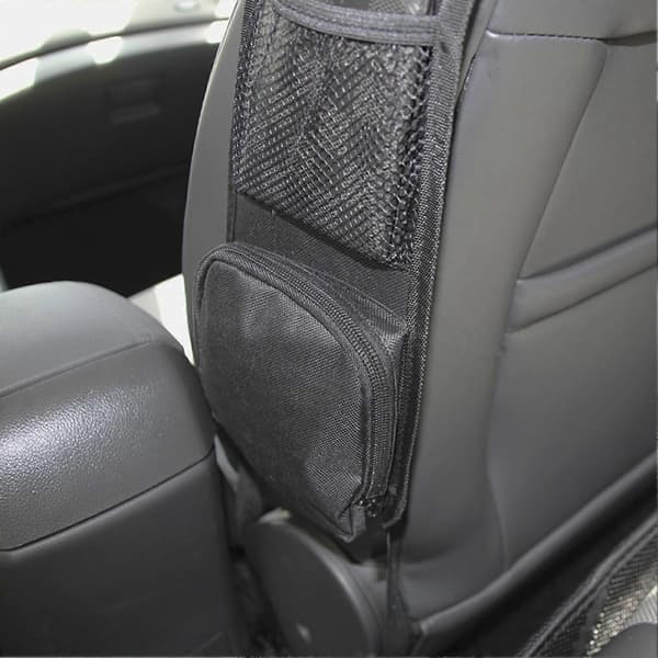 Universal Bilsete Side Rygg Oppbevaringsveske Mesh Lomme Baksete Organizer