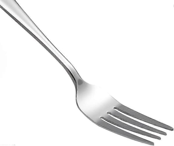 Salatgafler i rustfritt stål, 6,7 tommer, 12 stk
