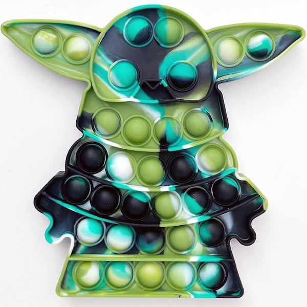 Yoda Fidget Leksak Pop Pop?pop Fidget Leksak För Barn Och Vuxna ?stresslindrande Fidget ?antistress Klämleksak - Djur Silikon Fidget Klossar ?lättviktig