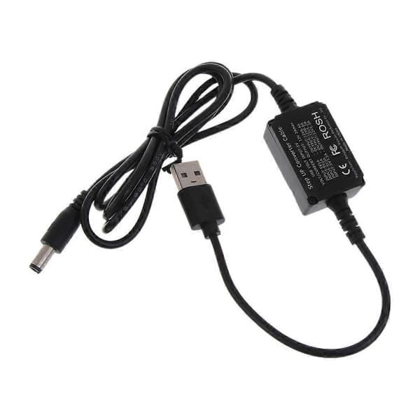 USB til DC5.5x2.1mm Strømregulator Opladerkabel Ledningsforstærker 5V til 12V Ledning