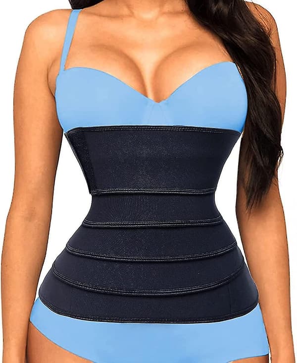 Midjetränare för Kvinnor Mage Wrap Midjetrimmer Bälte Bantning Kroppsformare Plus Size
