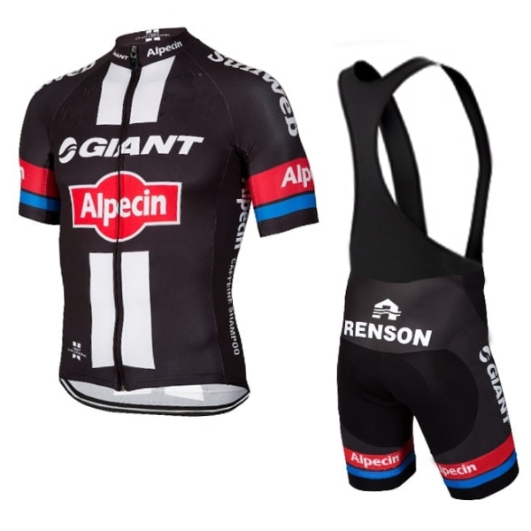 2023 Herr Kortärmad Jersey Set Ropa Ciclismo Hombre Summer GIANT Cykelkläder Outdoot Bib Shorts Kostym Cykeluniform jersey-1 XS
