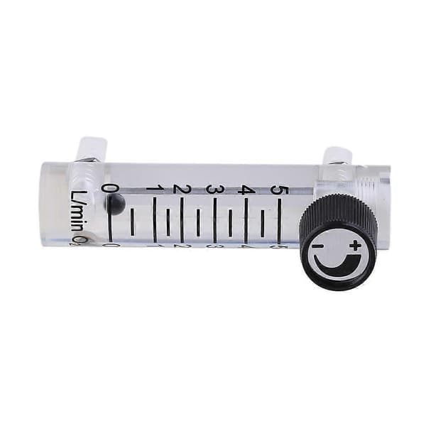 Gasregulator LZQ-3 Flödesmätare 0-3LPM Flödesmätare med Kontrollventil för Syre