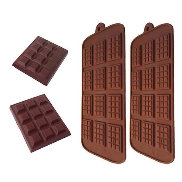 12 Gitter Silikone Chokolade Kage Budding Form Køkken Bage DIY Værktøj Tilbehør
