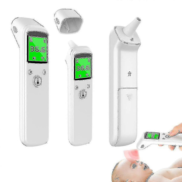 2024 Ny 2 i 1 Pannetermometer Øretermometer - Digital Infrarød Termometer