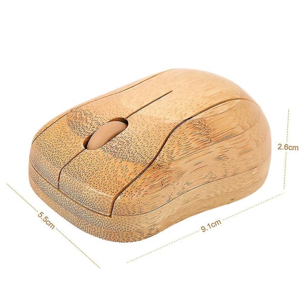 2.4g langaton optinen bambuhiiri