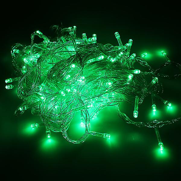 10m-100m Led Fairy String Lights Party Bröllop Utomhus Inomhus Juldekoration Glödlampa rekvisita Green AU Adapter 10M 100LED