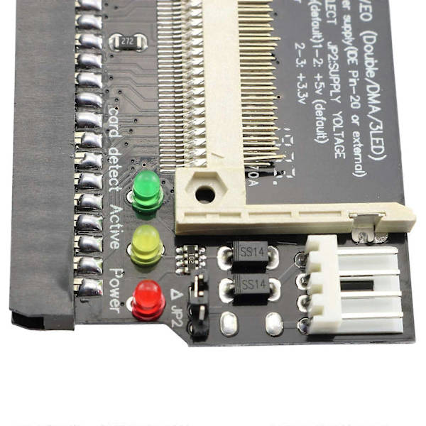 CF til IDE Adapter 40Pin CF Compact Flash Kort til 3.5 Konverter 3 LED Lys