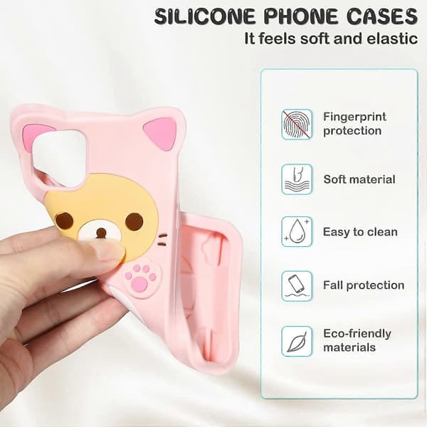 for Pink Bear deksel til iPhone 11 Pro Max