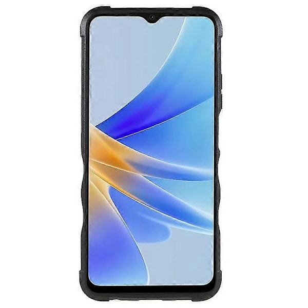 Kompatibelt Skal för Oppo A17 4G Anti-drop, PC + TPU Skyddsskal med Ringstativ Green