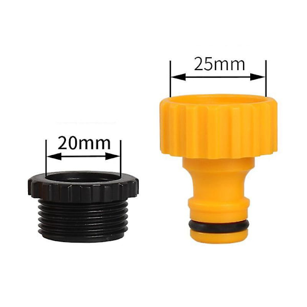 Kranadapter - 1 stk, Se dimensjonstabell, Plastmateriale, Gul