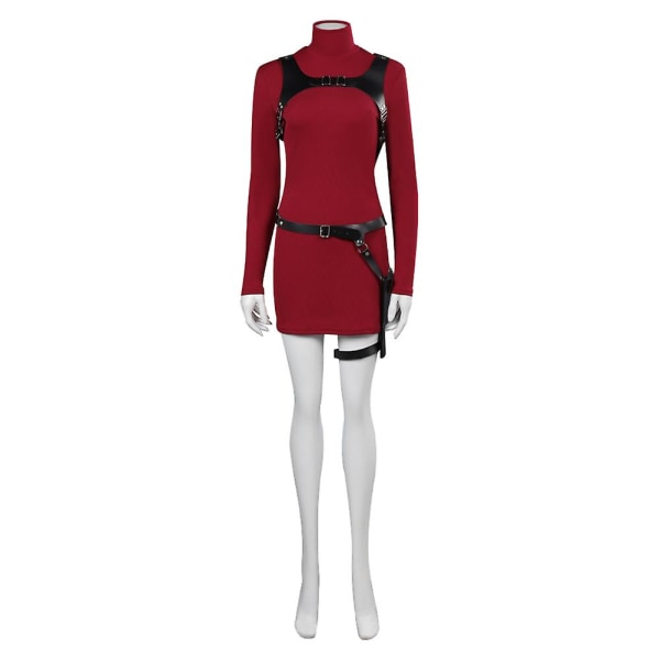 Kvinnlig Resident 4 Ada Wong Cosplay Kostym Evil Dress Outfits Fantasia Halloween Carnival Utklädnadsdräkt För Vuxna Kvinnor Flickor XXL