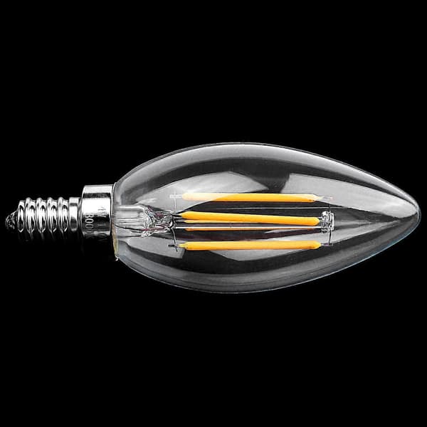 Dæmpbar E12 4w Cob Candle Filament Led Pære Lampe 10*3.5cm