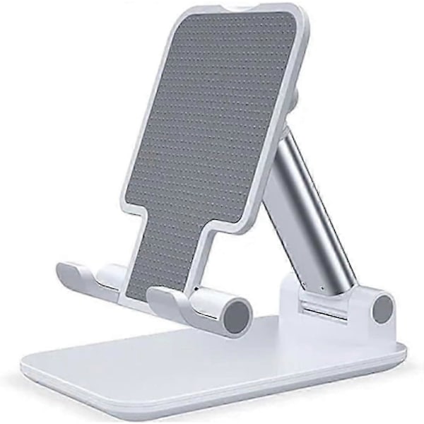 Mobiltelefonholder Stativ Vugge for iPhone 13 12 11 Pro Max X iPad og Alle Smarttelefoner Justerbart Metall Skrivebord Bordplate Nettbrett