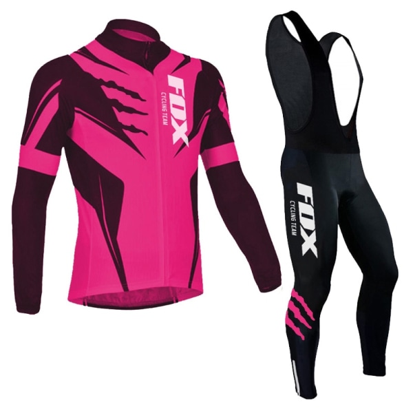 Fox Cycling Team Cykeltröja herr långärmad MTB-cykelkläder equipacion ciclismo hombre Cykelkläder Racing Cykelkläder 18 3XL
