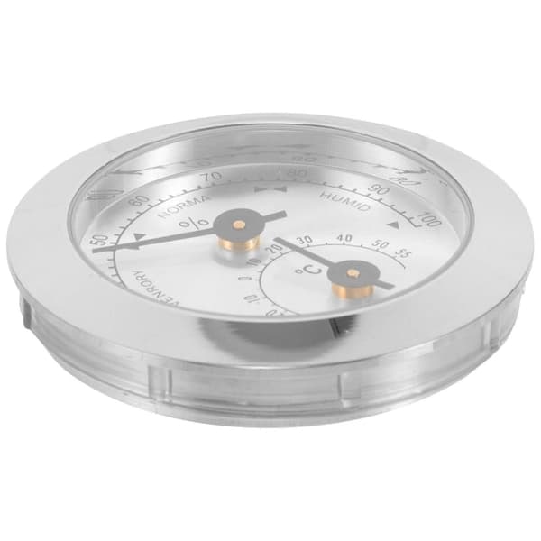 Fuktmätinstrument Violinhygrometer Mätning För Musikinstrument Silver Rektangulär 1st