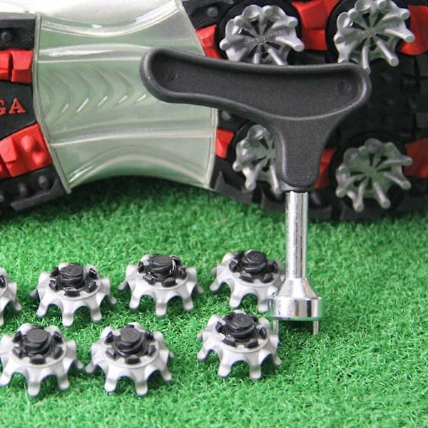 Golf Spikes Nøgle Værktøj Golfsko Knopper Twist Søm Udtrækker Nøgle Han IIH