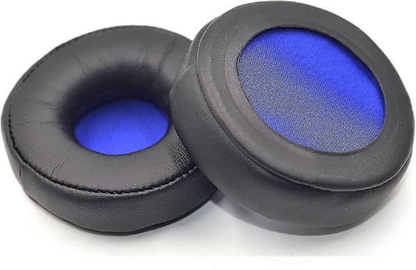 Protein Leather Erstatningsøreputer Øreputer Øreputer For Jabra Move Wireless On-ear Bluetooth Hodetelefoner (svart/blå)