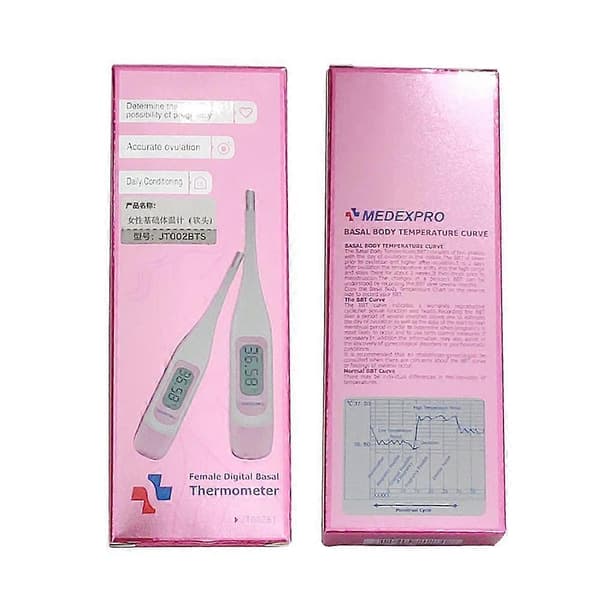 Digital Basaltermometer Högprecisions Oraltermometer med Minnesfunktion Digital Termometer