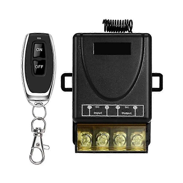 Trådløs fjernkontroll RF-bryter 220V 30A Relémottaker + Sender Sett for portdør lysstyring pumpemotor