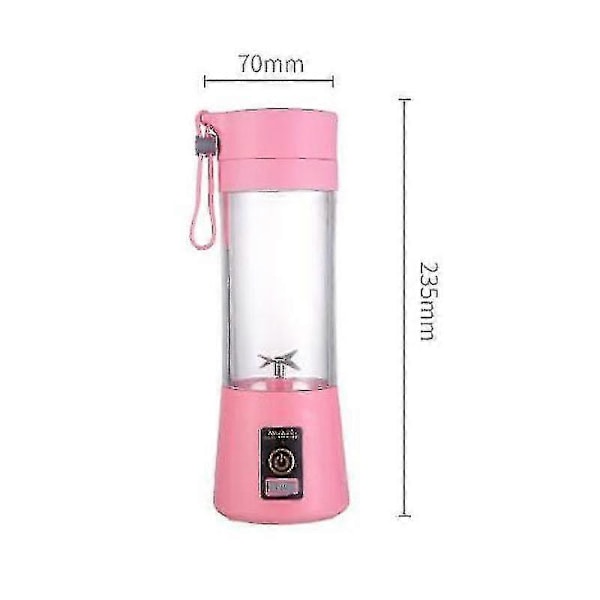 Blender Smoothie Maker, Personlig Blender med 6 Rostfria Stålblad