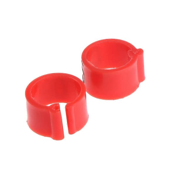 100 st 8 mm Identifieringsring för brevduvor, träningsmaterial, bennummer Bi