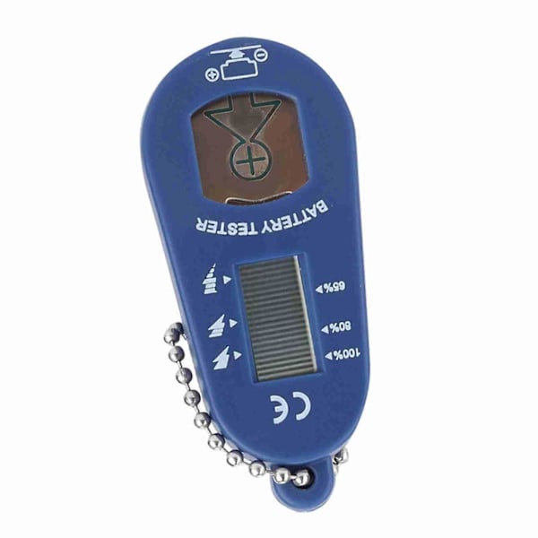 Høreapparat Batteritester LCD Display Nøglering Batterimåler