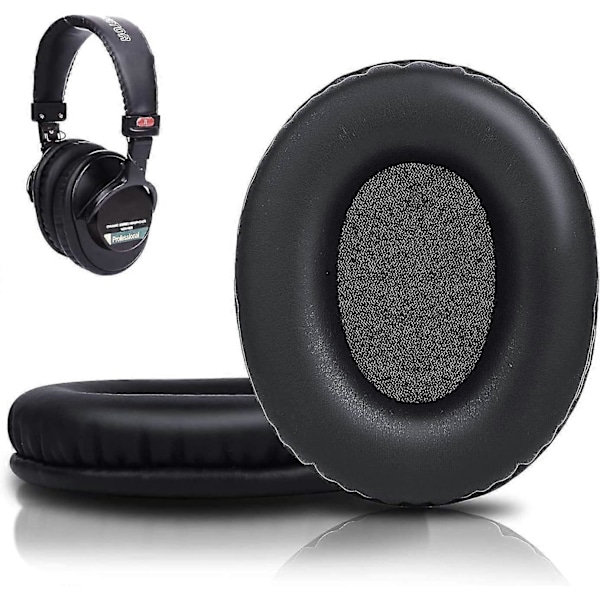 Öronkuddar Ersättning, Öronkuddar För Sony Mdr-7506 Mdr-v6 Mdr-v7 Mdr-cd900st Monitor Hörlurar, Mjukare Proteinläder, Högdensitetsskum