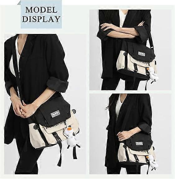 Söt Messenger Väska, Crossbody Väskor för Kvinnor Kawaii Messenger Väskor Plånböcker