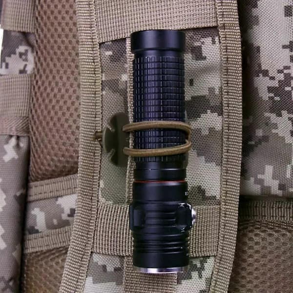 Molle Web Dominators med elastisk snor til rygsæk Webbing Stropper Molle Tilbehør - Taktiske Gear Clips