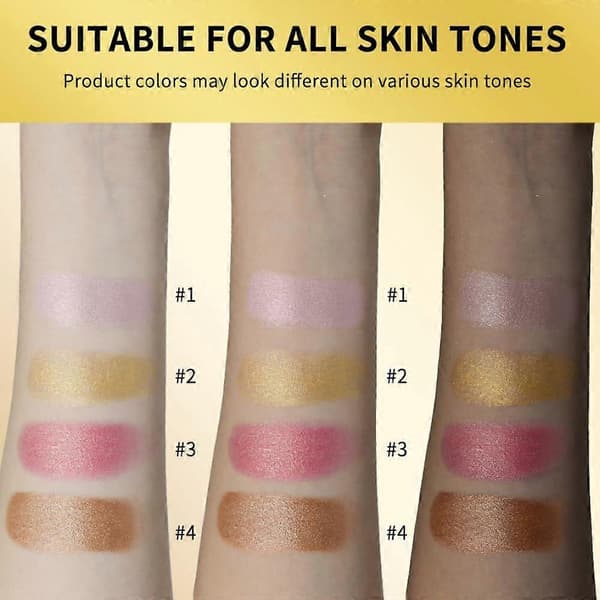 Face Glow Highlighter Stick - Daggig Kräm Highlighter Stick, Daggig Glow Ansiktshighlighter, Fick Highlighter Stick Color 04