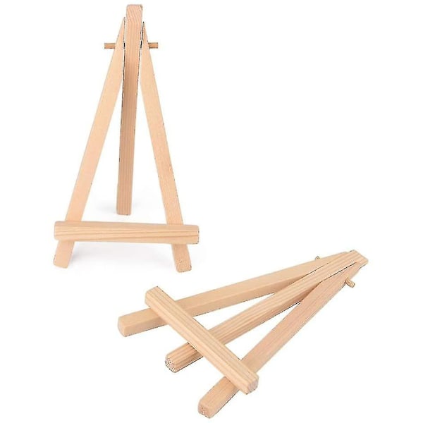 10 stk Mini Staffeli, Trebrett Display, Foto Memo Holder, Navnekort Holder - 9cm*16cm