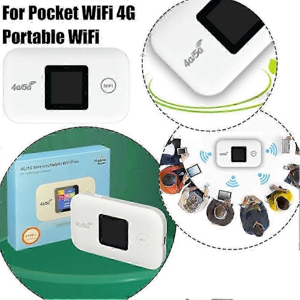 4G/5G LTE Kannettava WiFi Langaton Reititin Type-C Virransyötöllä Euraasian ja Aasian Versio d