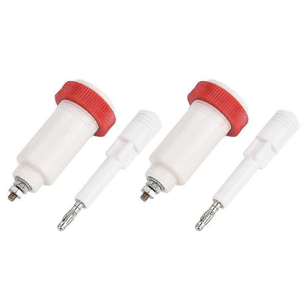 2 par 4 mm banan kryds jack 10kv -30kv højspændings stik og fatning strømforsyning Te (haoyi