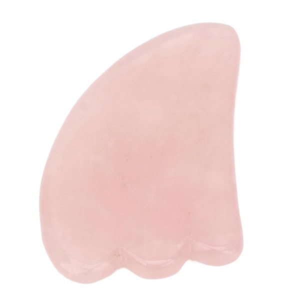 Skrapningsplatta Rosa Kristall Högpolerad Genomskinlig Gua Sha-bräda Guasha-verktyg för Nacke Händer Rygg