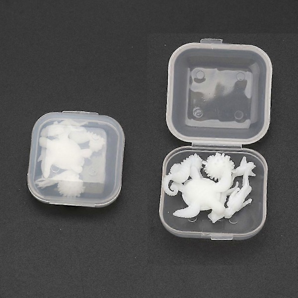 6x Skildpadde Blæksprutte Resin Form Fyld Mini Marine Modellering Materialer Diy Kunsthåndværk