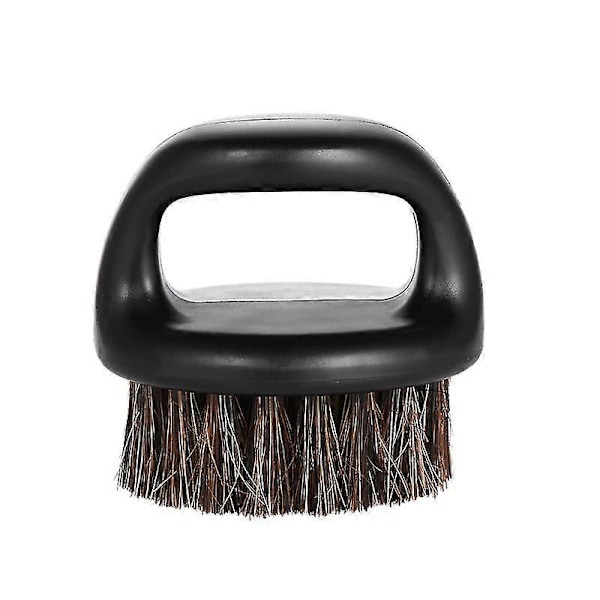 Skäggborste för män Barberare Hårborste Mustasch Rakborste Nacke Ansiktsborste för Frisörsalong Hushåll