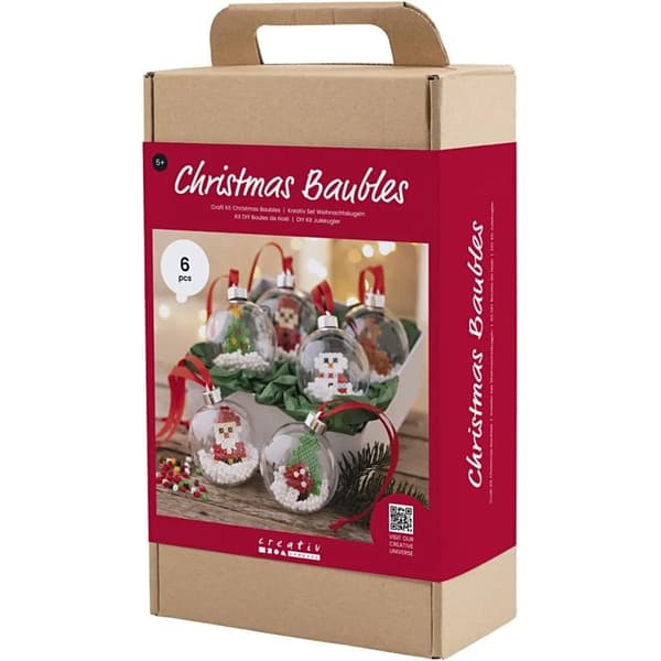 Julehåndverk - DIY Kit Julekuler - Perle Fine Julefigurer