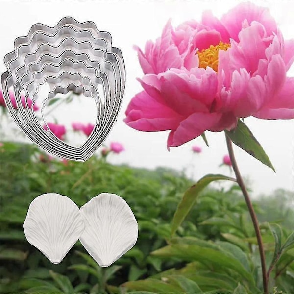 9 st/set Kakform Blomblad Form Bakform