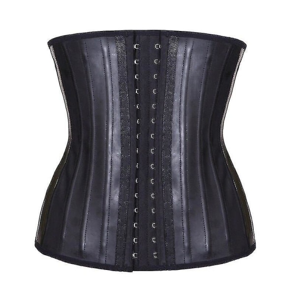 Tflycq Latex Waist trainer Body Shapercorset Shapewear Kvinnor Body Shaper Damkorsett 25 Stålbenad Slimming Underkläder black XL