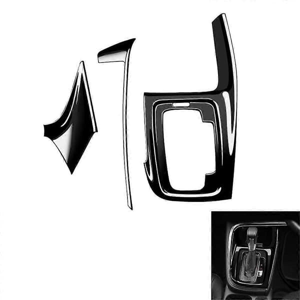 3 stk. Blank Sort Central Gear Panel Kontrolpanel Mærkat Interiør Modifikation Til -v Vezel 2021 20 (haoyi)