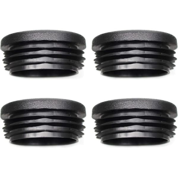 Sæt med 4 lamelpropper, diameter 14 mm, polyethylenplast, til stål- og aluminiumsrør, møbelgulvbeskyttelse