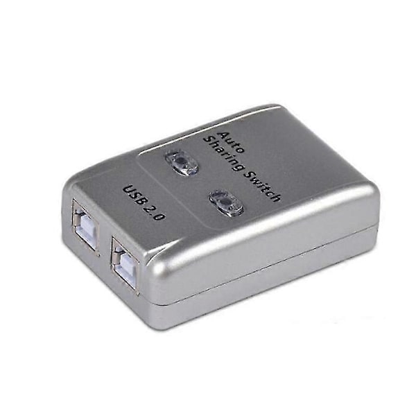Usb 2.0 Auto Delings Switch 2 Port Hub Adapter Switcher Til 2 Pc Printer Enheder Understøtter Windows