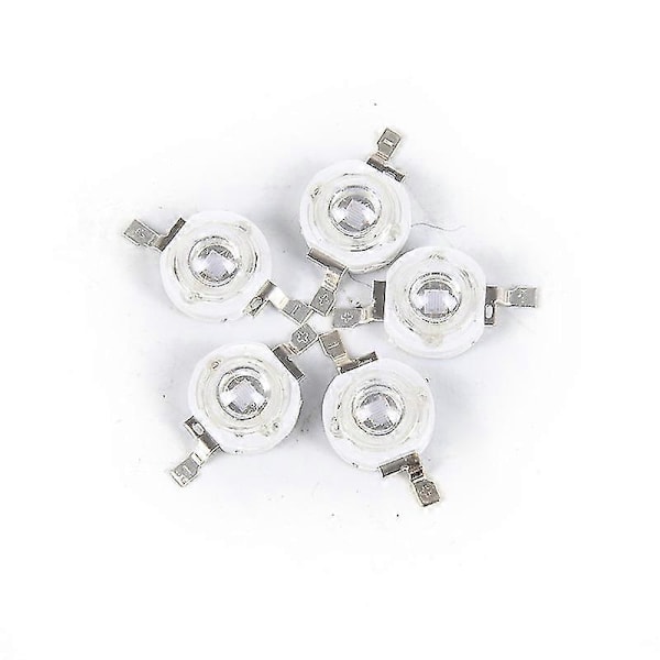 10 stk 3W LED-lys pærer Lampe UV-lysbrikker 395nm LED Ultrafiolett lys