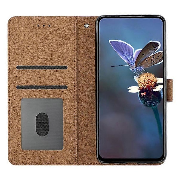Yhteensopiva Samsung Galaxy S22+ 5G -puhelimelle, lompakkokotelo, folio, läppäkotelo, perhoskuvioitu, roiskesuojattu nahkakansi Red