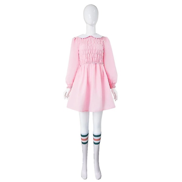 Paras alennus Stranger Cos Things, kausi 11 Cosplay-asut, mekkoasut Halloween-karnevaalipuku XXXL