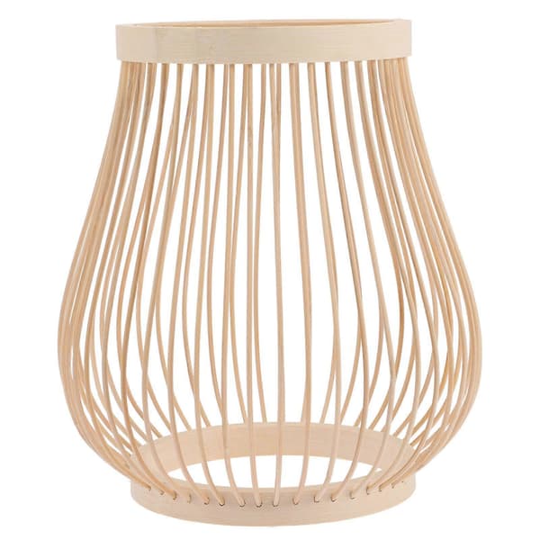 Bambu Lampskärm Lampa Skydd Bambu Lampskärm Skydd För 23x20cm Dammskydd 1Set