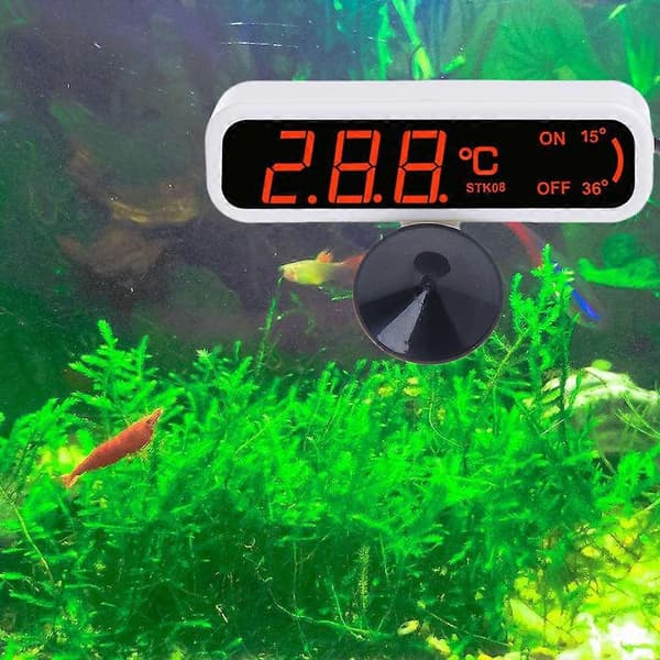 Kylskåp Akvarium LCD Display Termometer Digital Termo Temperaturmätare