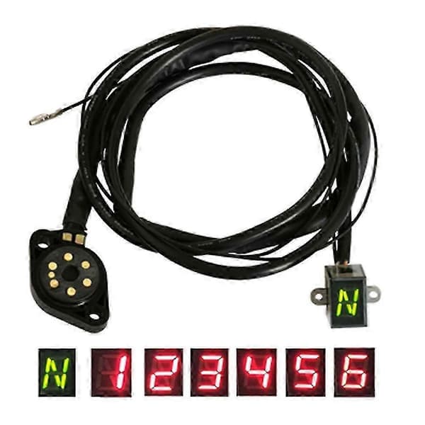 Motorcykel Digital Växelindikator Universal Motorcykel Växel Sensor