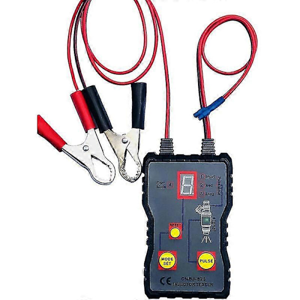 12V Auto Brændstofinjektor Tester - 4 Puls Modes - Bil Køretøj Brændstoftryk System Diagnostisk Testværktøj